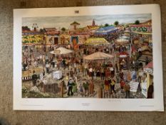 Lewis C Bennett Signed Artist Print | “The Fairground”