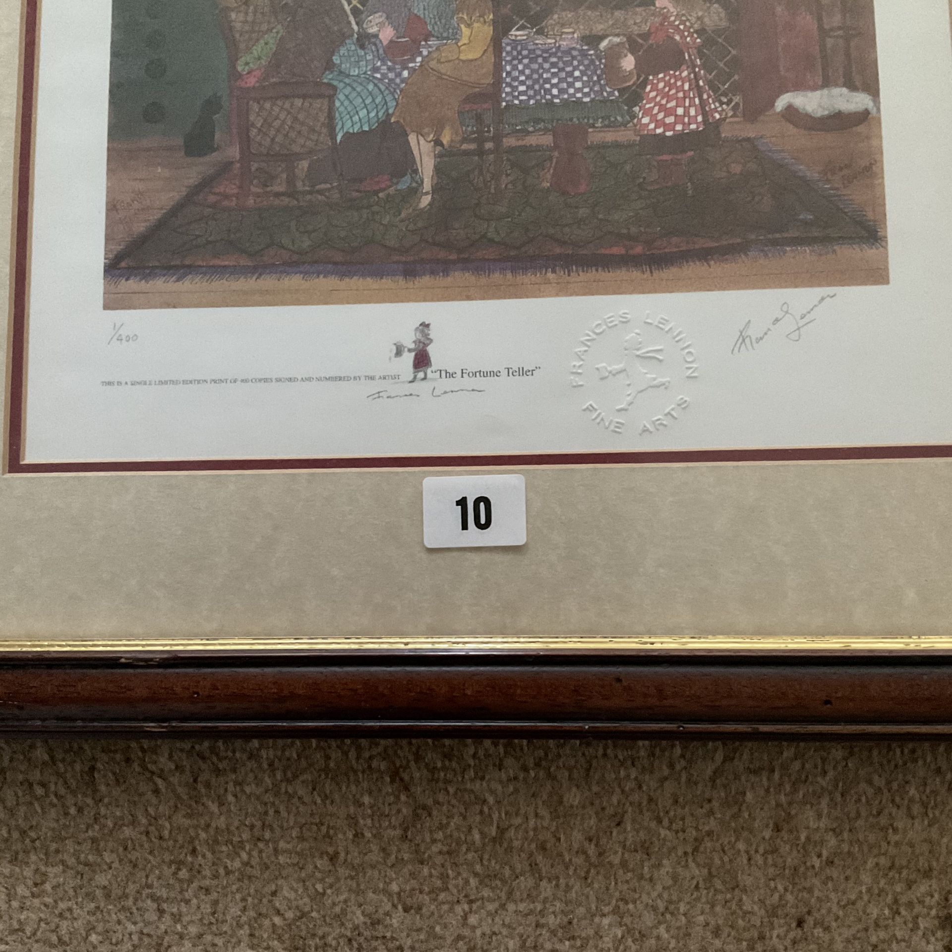 Francis Lennon Signed Artists Print The Fortune Teller | 1/400 - Bild 3 aus 3