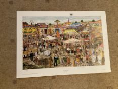 Lewis C Bennett Signed Artist Print | “The Fairground”