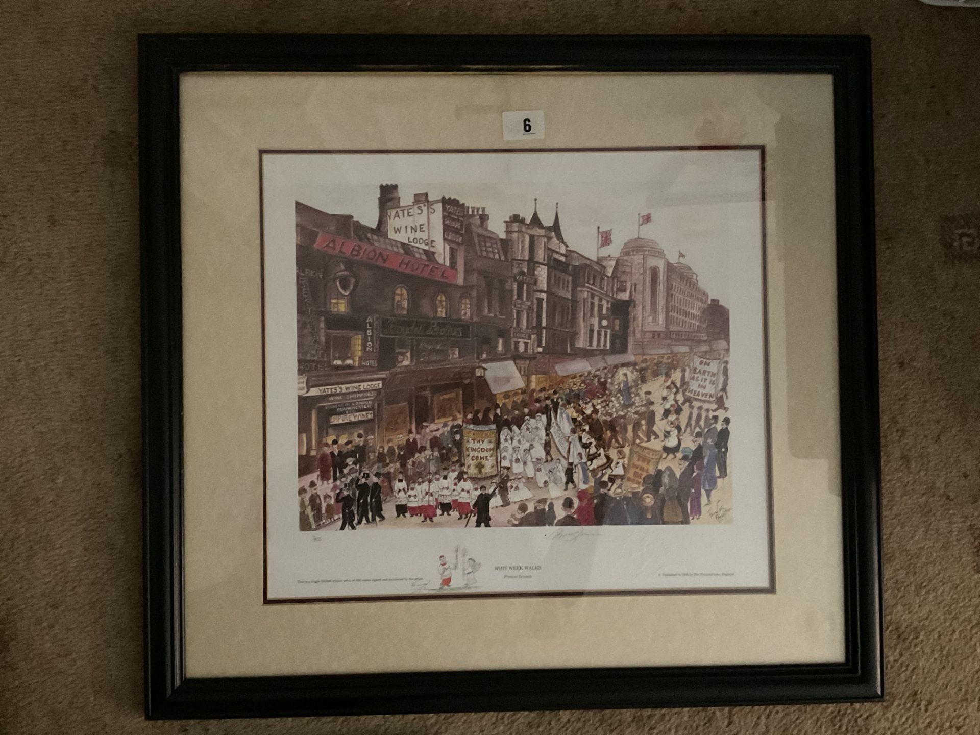 Francis Lennon Signed Artists Print Whit Week Walks | 1/850