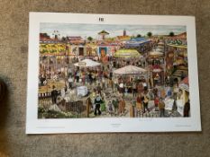 Lewis C Bennett Signed Artist Print | “The Fairground”