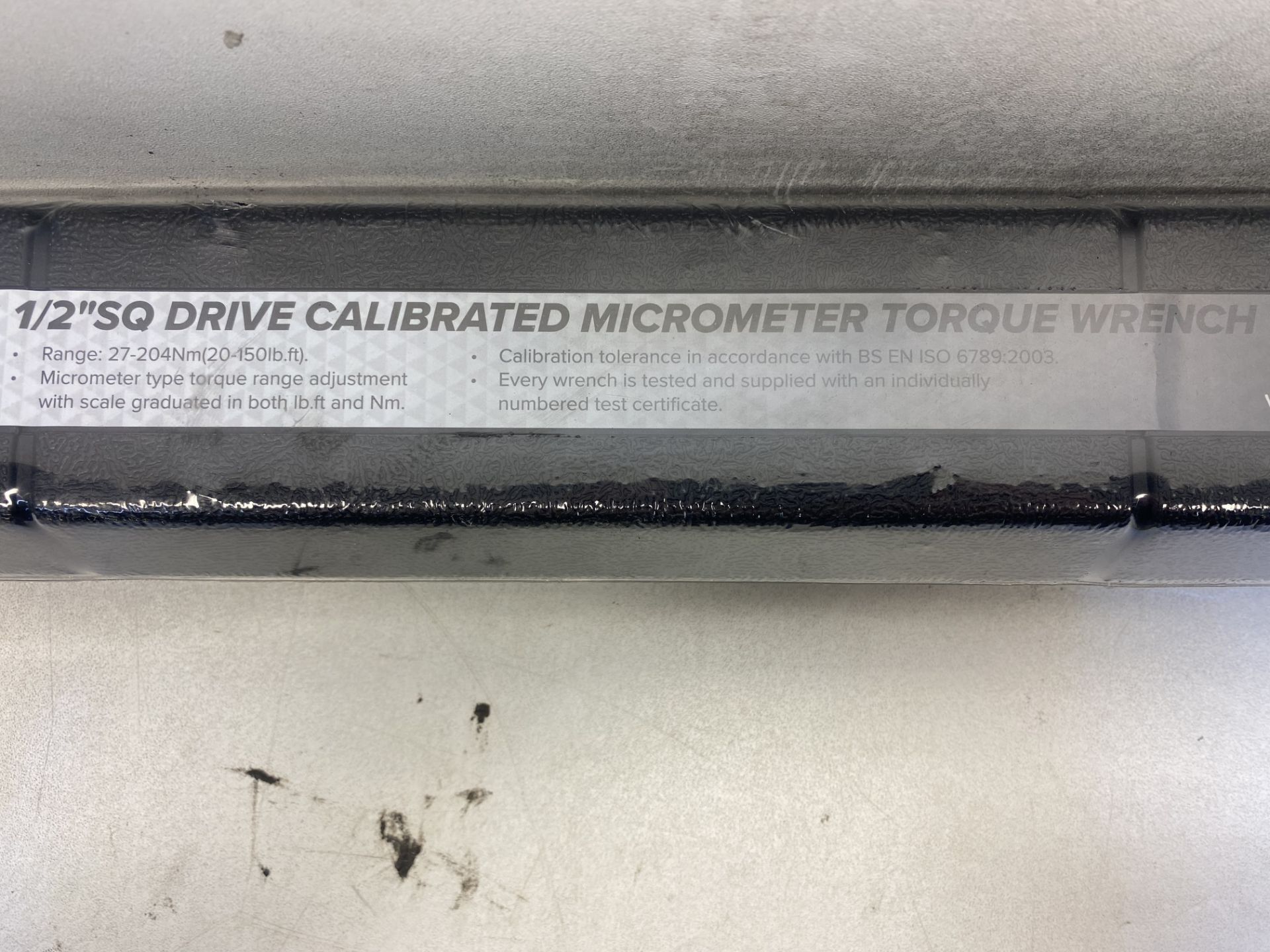 2 x Sealey AK624B Micrometer Torque Wrench 1/2in Sq Drive Calibrated Black Series | RRP £84 - Image 3 of 3