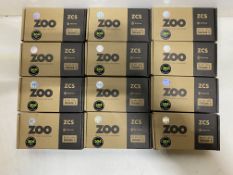 12 x Zoo Hardware ZCS030SS Return To Door Lever On Round Rose