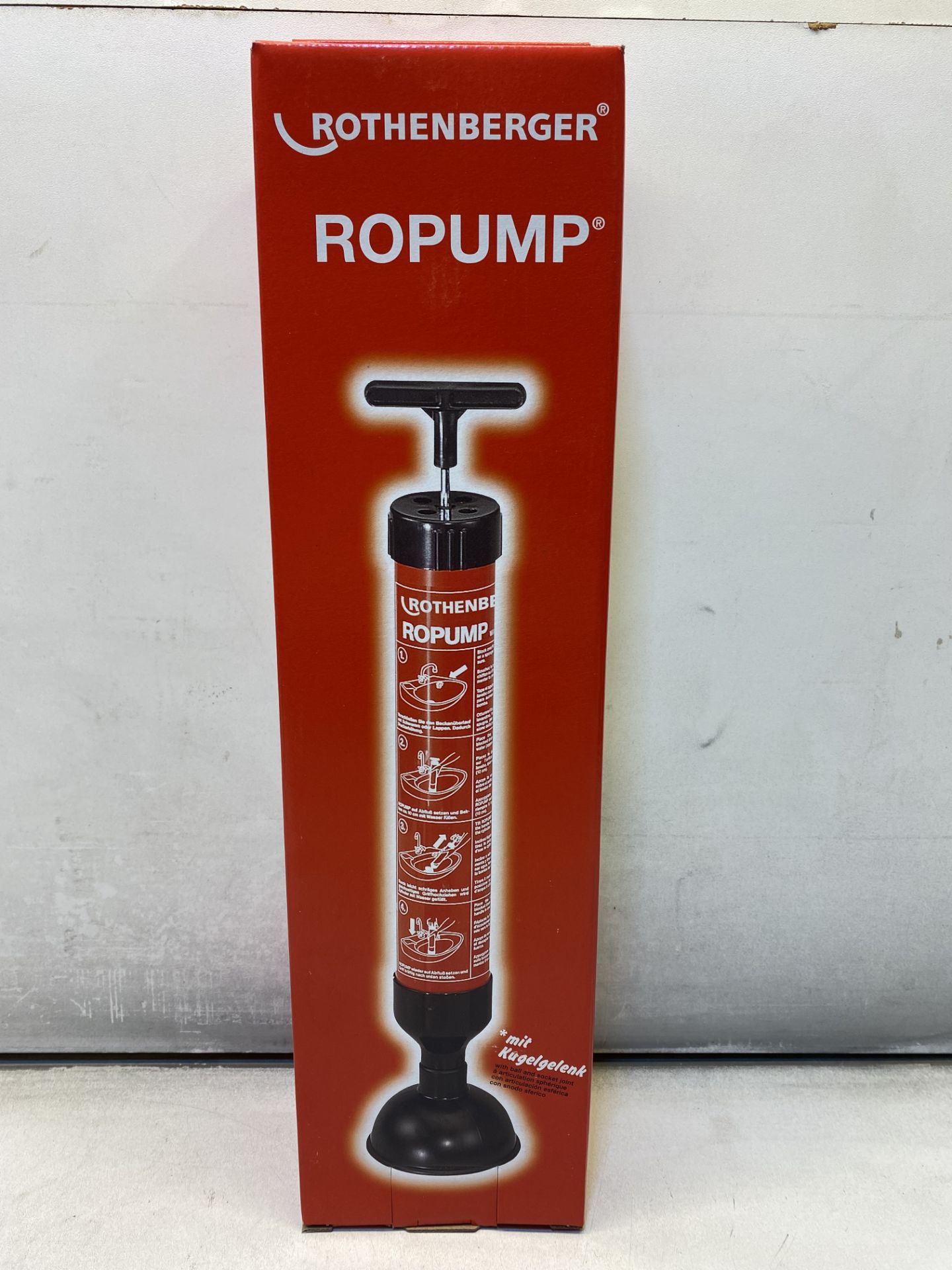 4 x Rothenberger Ropump Mini Force Pump Cleaner | Total RRP £80