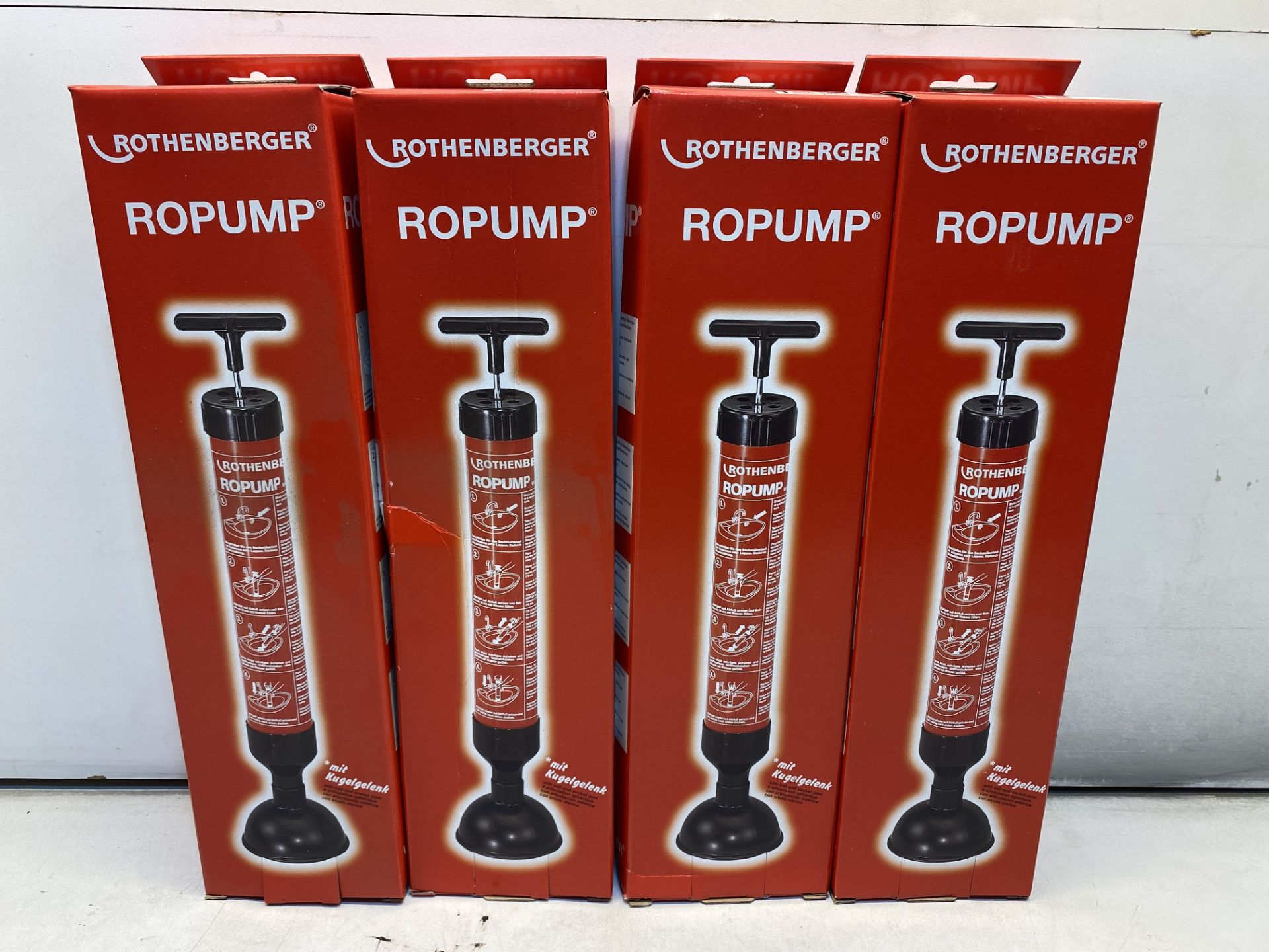 4 x Rothenberger Ropump Mini Force Pump Cleaner | Total RRP £80 - Image 2 of 2