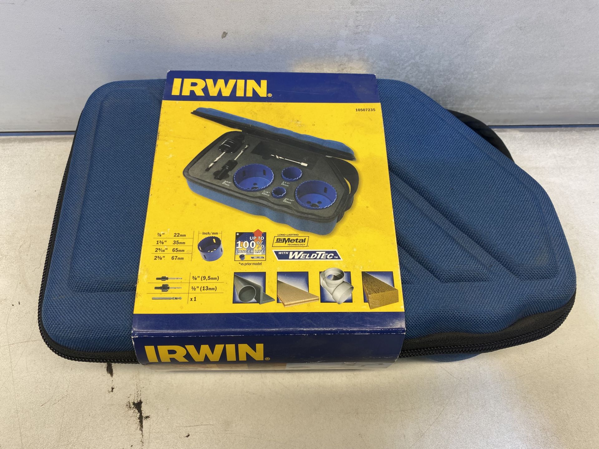 2 x Irwin Bi-metal Holesaw Kit 400 SE | RRP £178