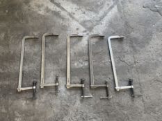 5 x Various 500mm G-Clamps