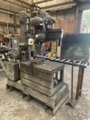 Adcock & Shipley 632 D Radial Arm Drill w/ Various Tooling | YOM: 1968