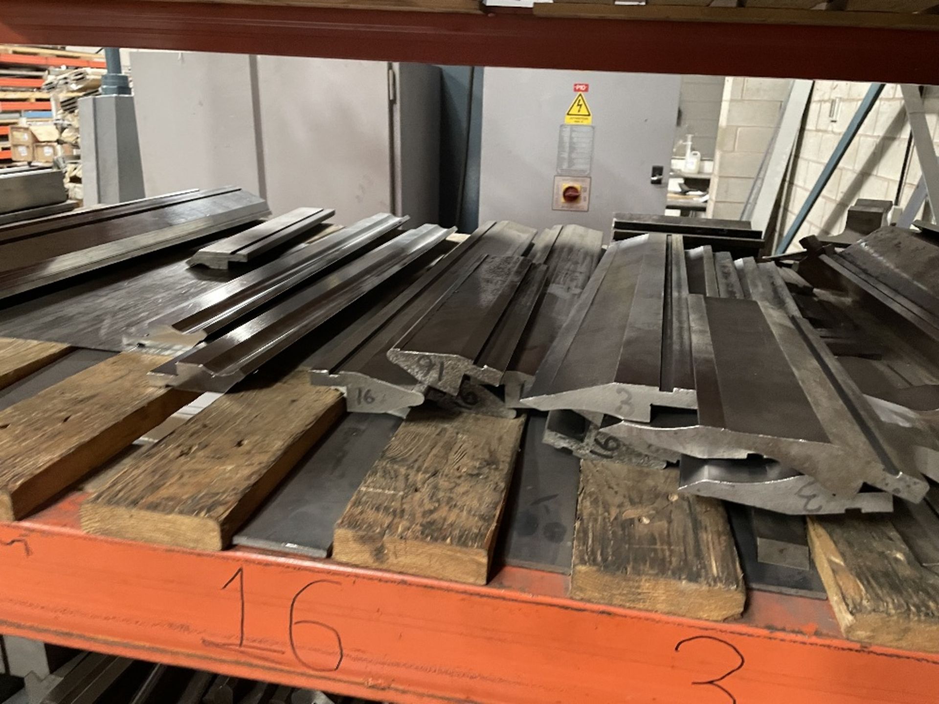 Quantity of Various Pressbrake Tooling as Pictured | RACKING INCLUDED - Image 13 of 21