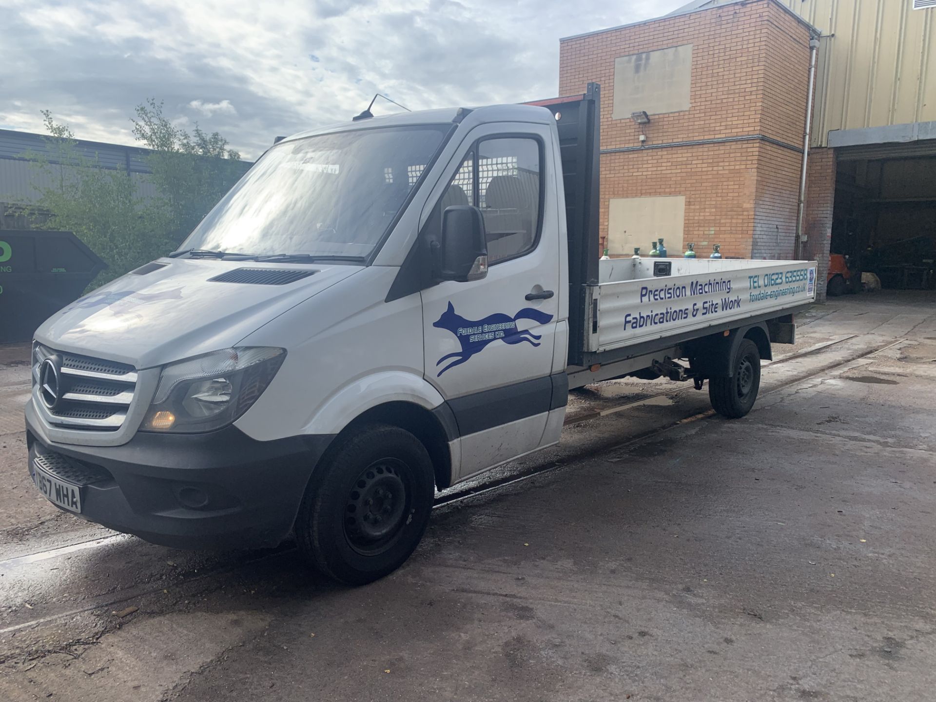 Mercedes-Benz Sprinter 314 CDI Diesel Dropside Flatbed Lorry | YB67 WHA | 224,893 Miles - Image 2 of 11