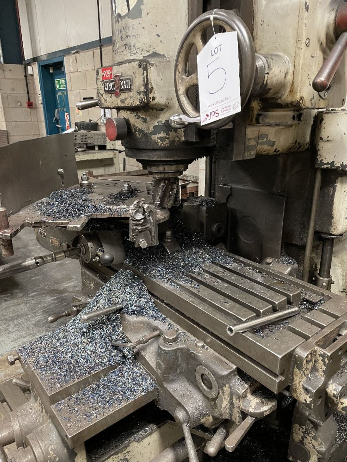 Cincinnati No2 Metal Vertical Milling Machine - Image 4 of 17