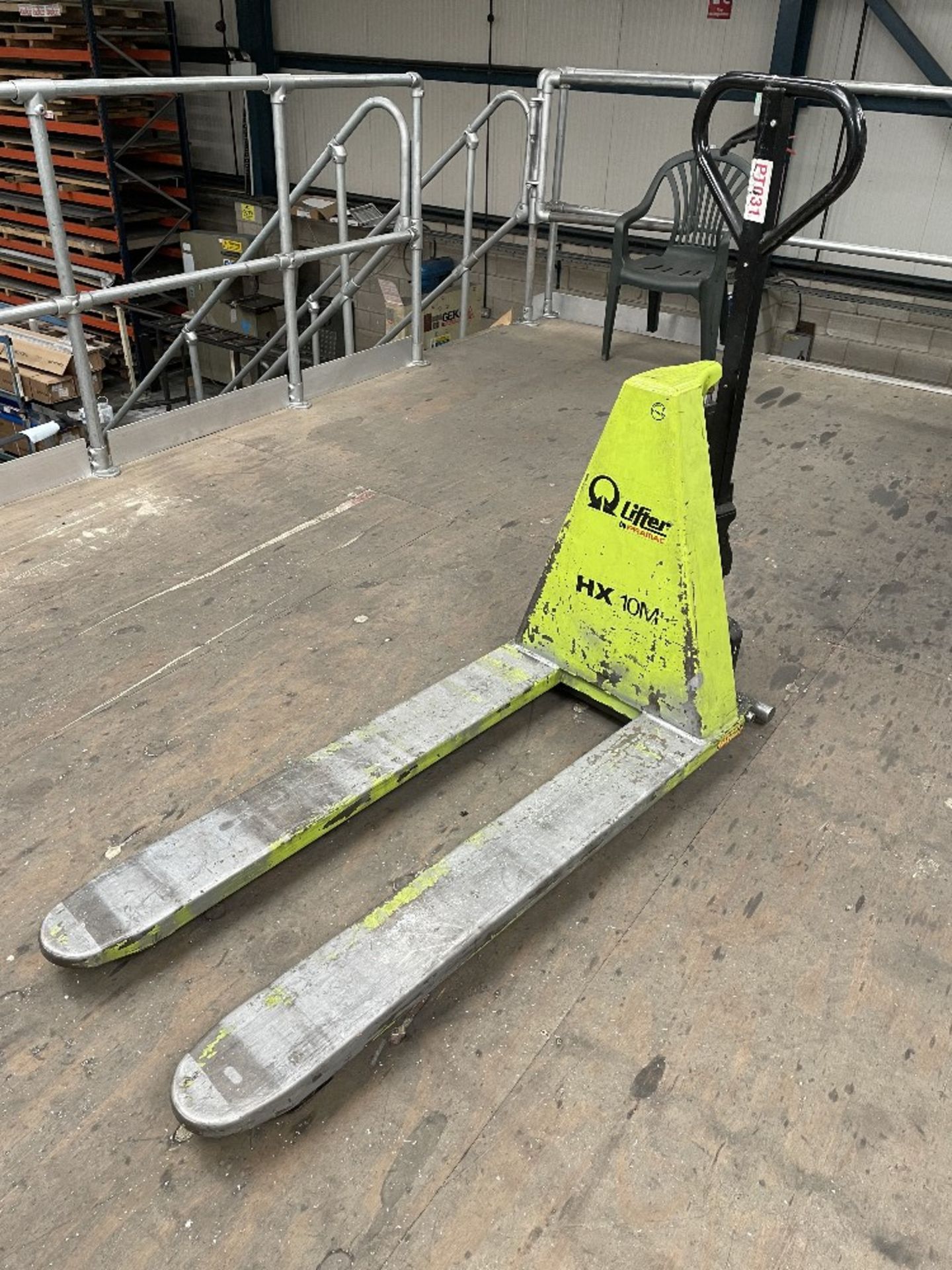 Pramac HX10M 540 Manual High Lift 1000kg Pallet Truck | YOM: 2011