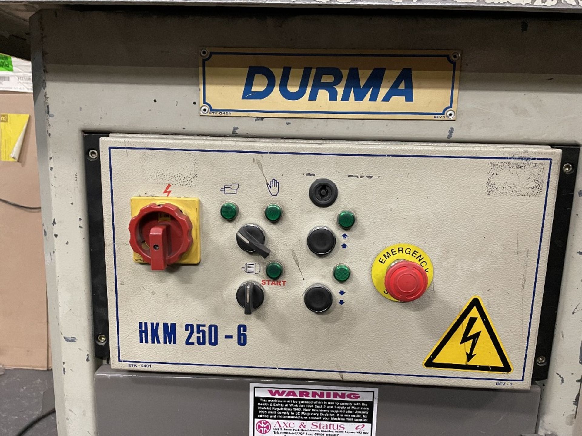 Durma HKM 250-6 Corner Notcher - Image 4 of 10