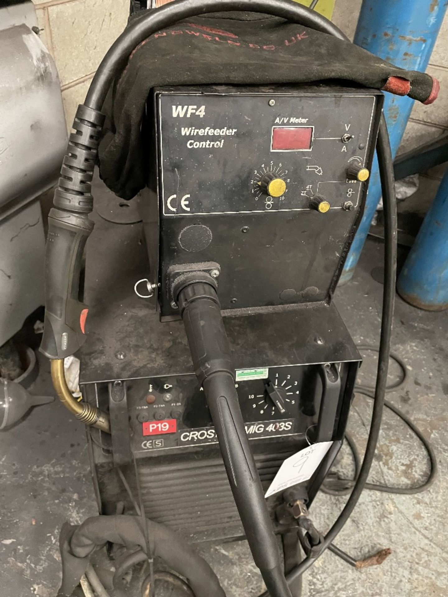 Cros Arc 403S MIG/MAG Welder w/ WF4 Wire Feeder - Image 3 of 6