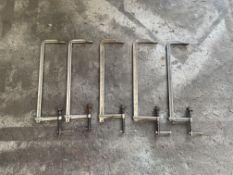 5 x Various 500mm G-Clamps