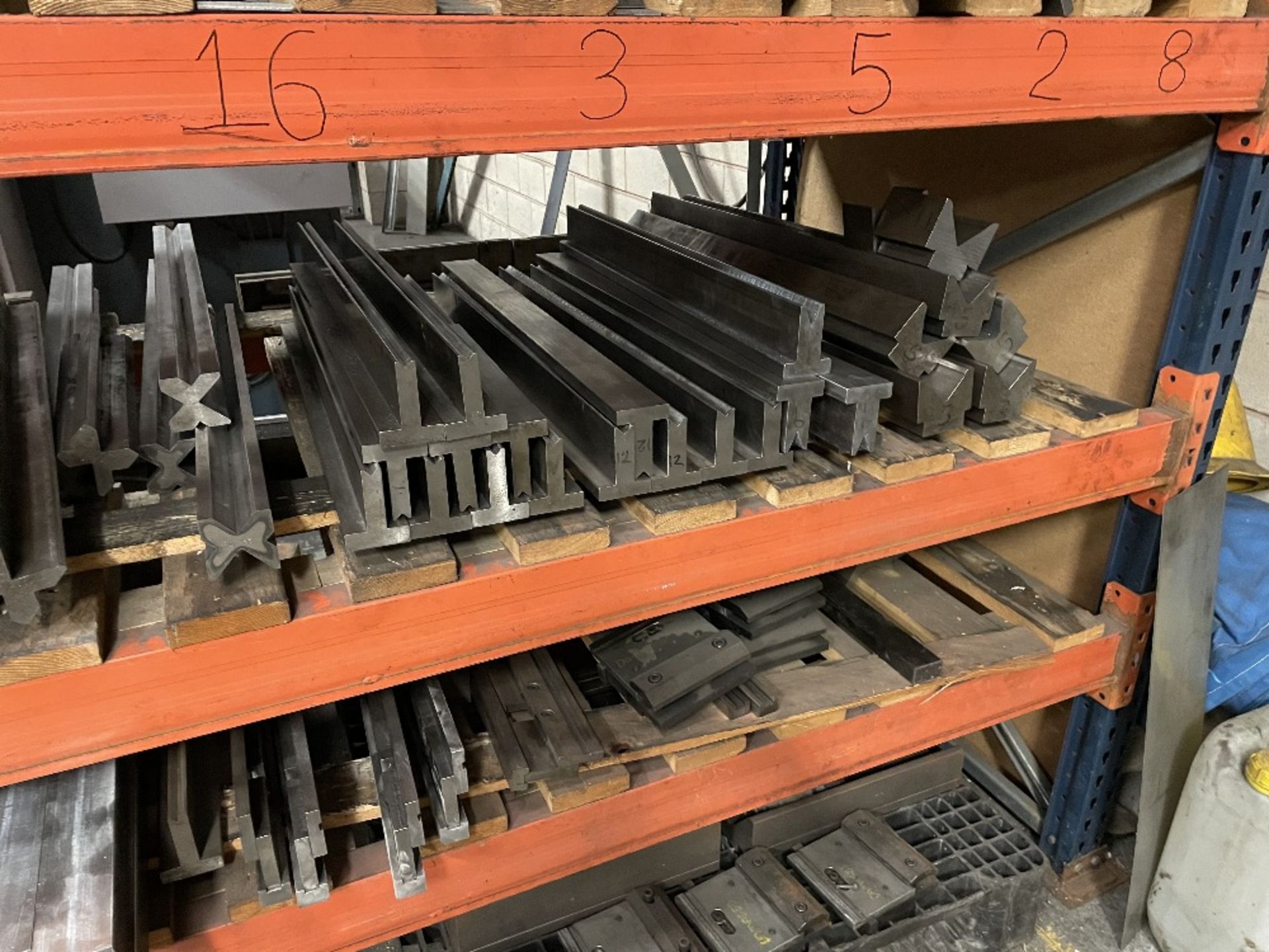 Quantity of Various Pressbrake Tooling as Pictured | RACKING INCLUDED - Image 4 of 21