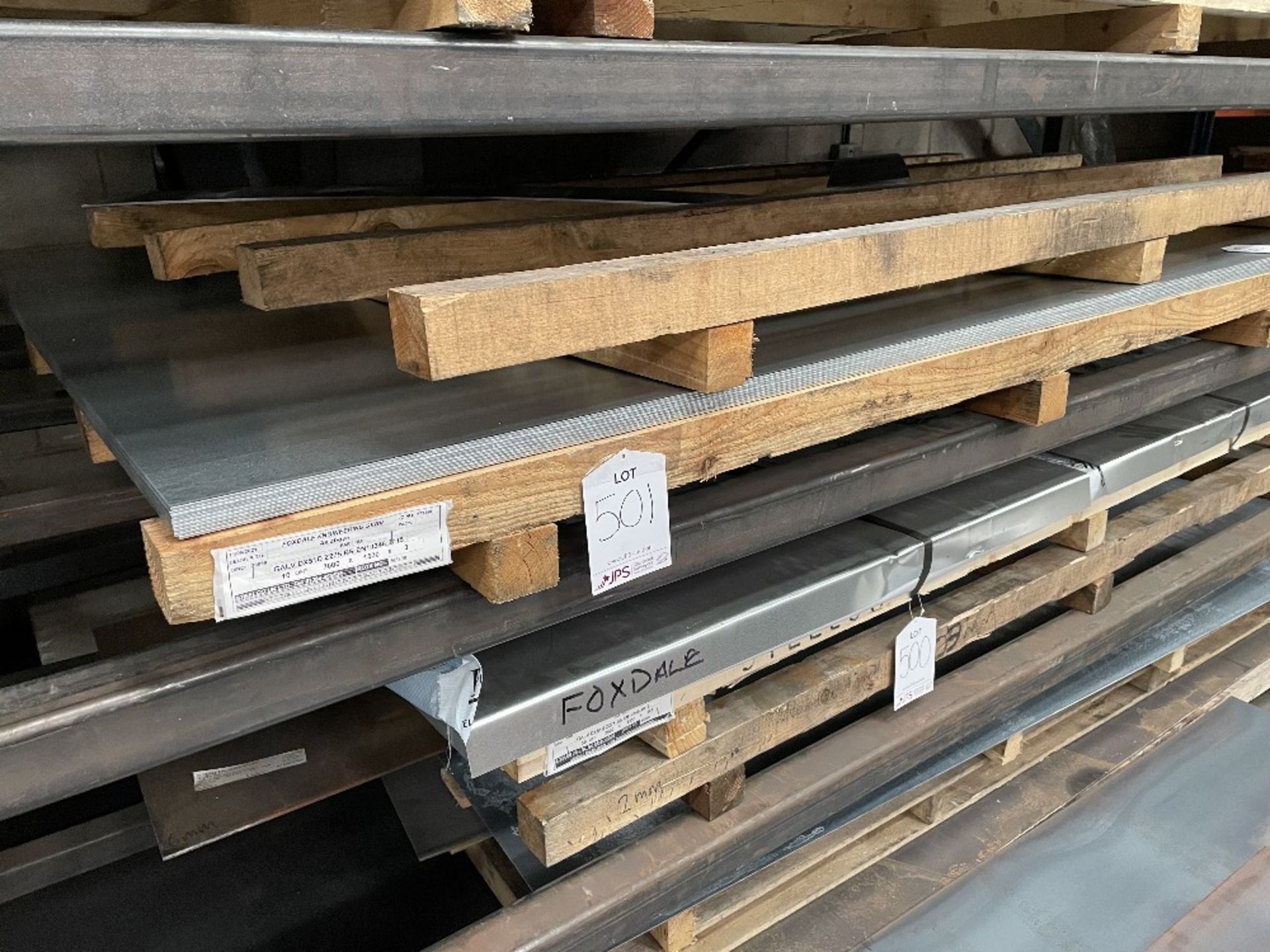 9 x 3mm Sheets of M7309 Galvanised Steel | Size: 300cm x 150cm