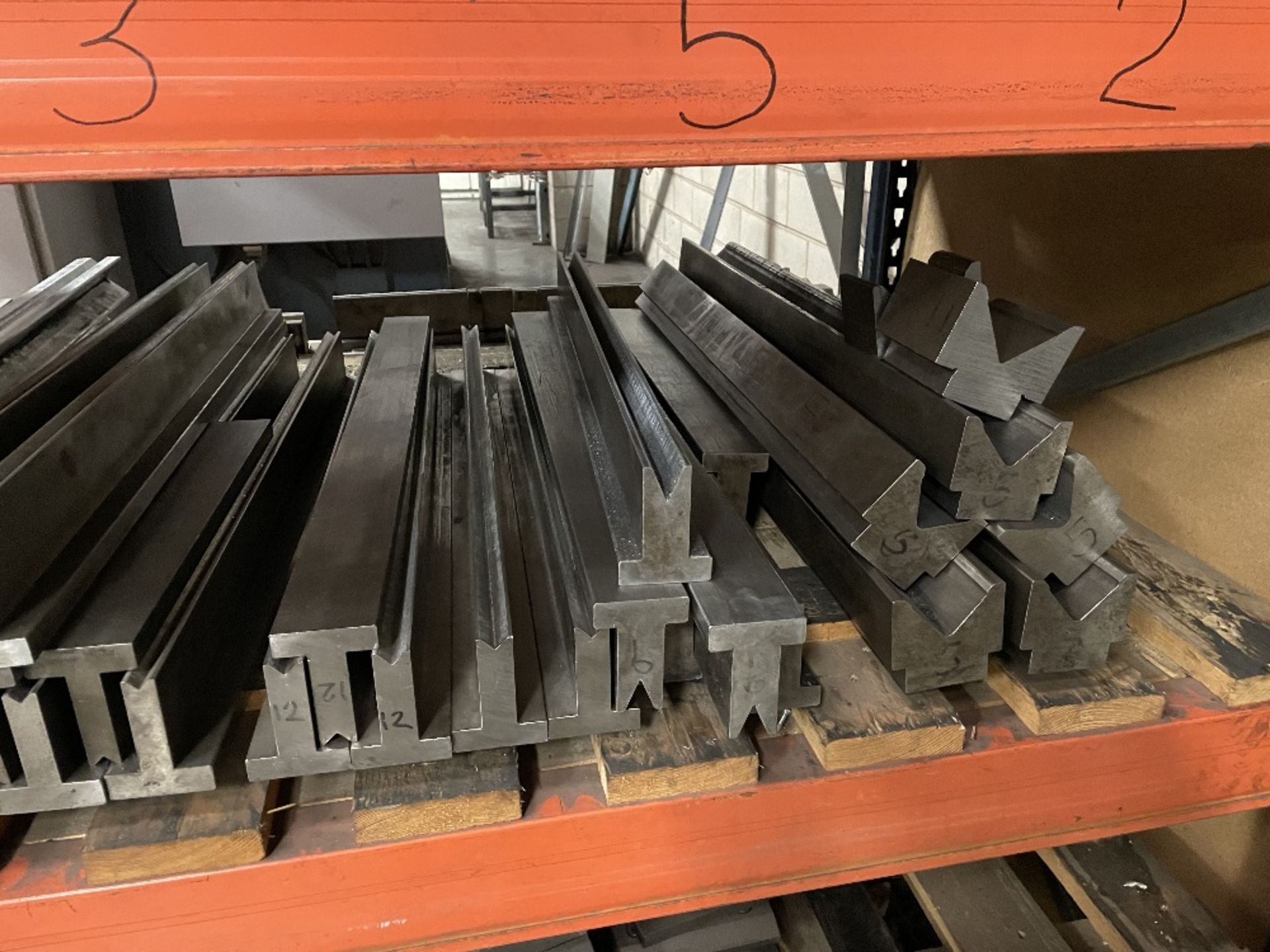 Quantity of Various Pressbrake Tooling as Pictured | RACKING INCLUDED - Image 11 of 21