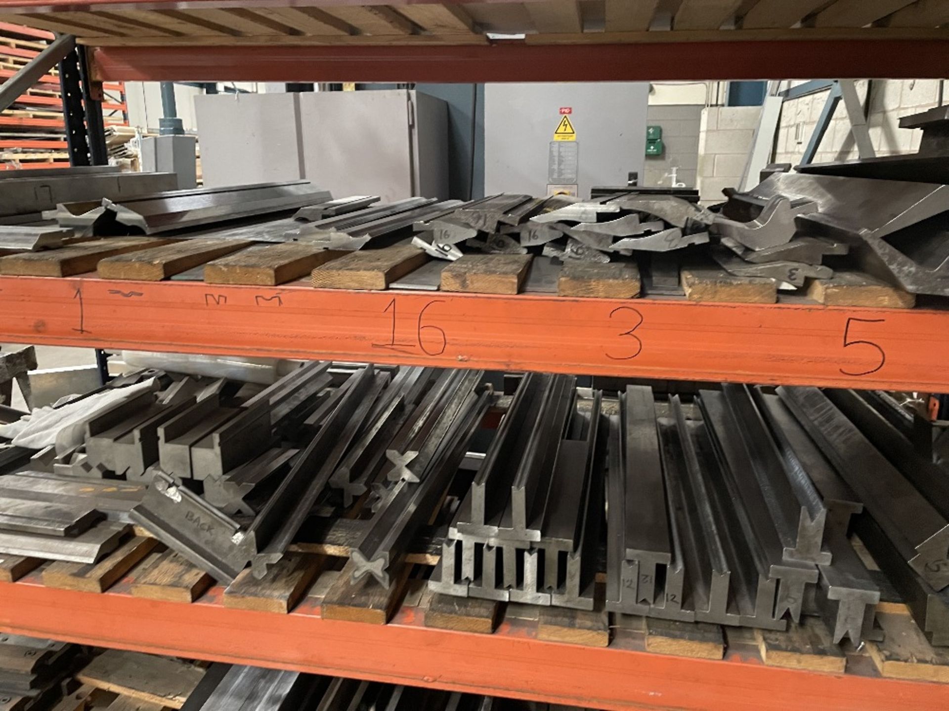 Quantity of Various Pressbrake Tooling as Pictured | RACKING INCLUDED - Image 21 of 21