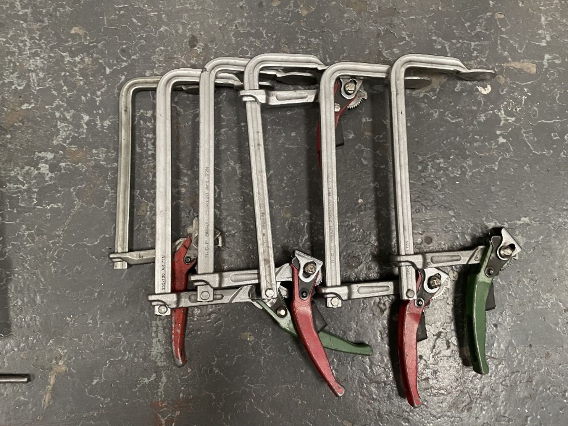 5 x Various 250mm G-Clamps