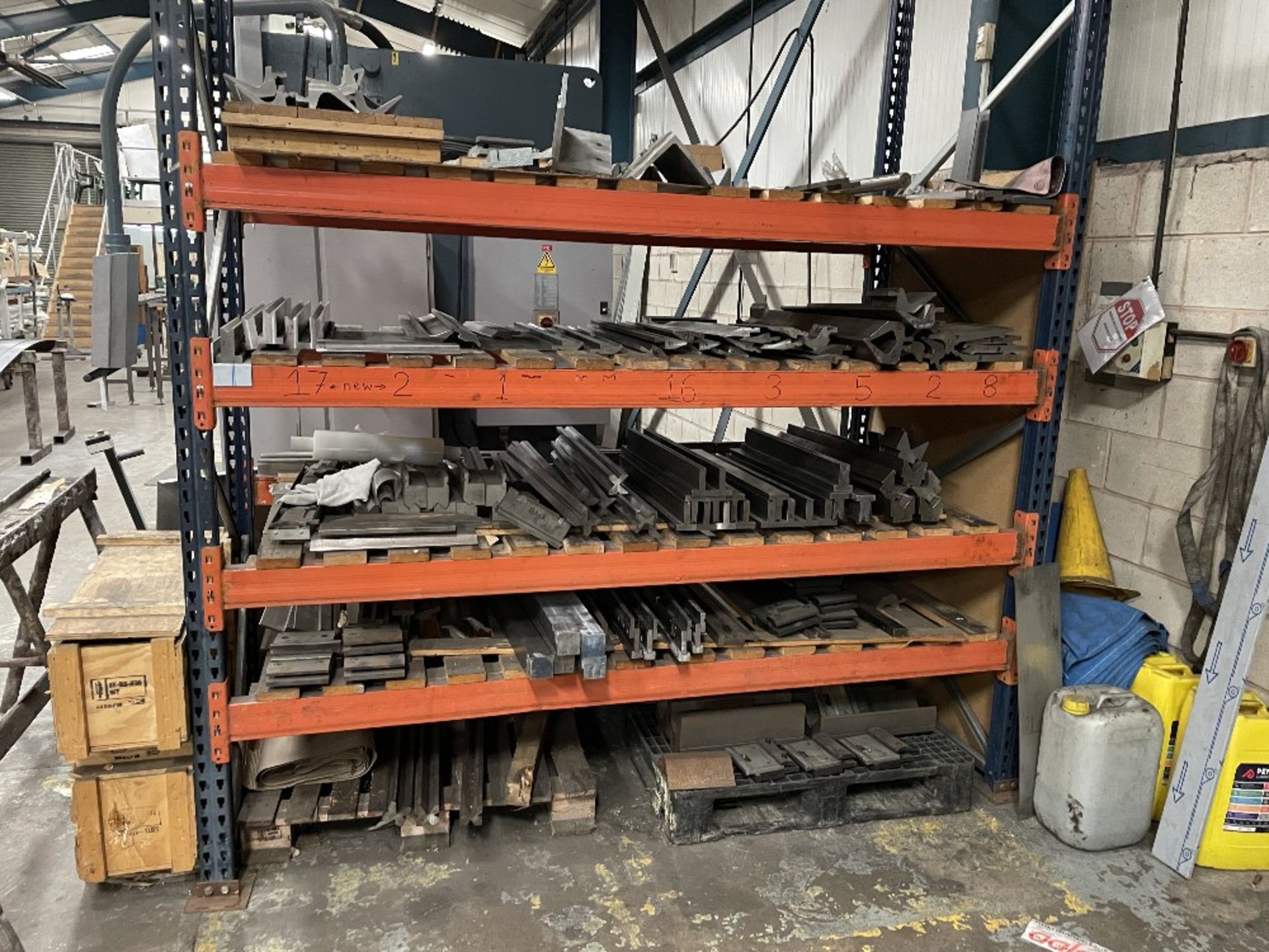 Quantity of Various Pressbrake Tooling as Pictured | RACKING INCLUDED - Image 10 of 21