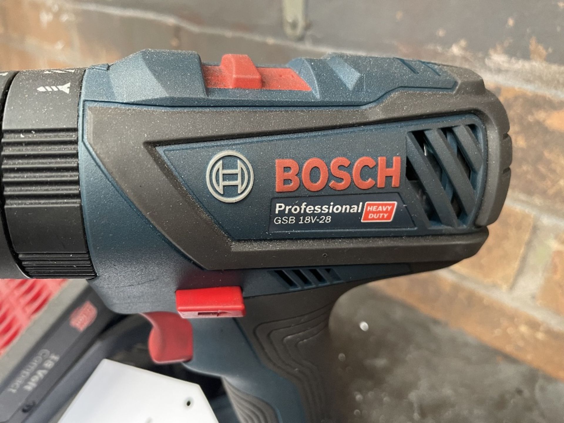 Bosch GSB 18V-28 Cordless Combi Drill w/ Spare Battery & Charging Station - Image 3 of 4