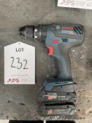 Bosch GSB 18V-28 Cordless Combi Drill w/ Spare Battery