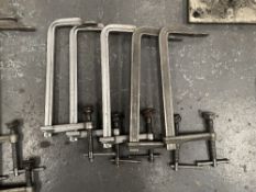 5 x Various 500mm G-Clamps