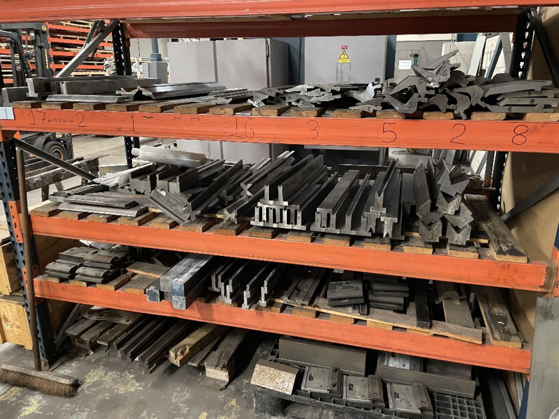 Quantity of Various Pressbrake Tooling as Pictured | RACKING INCLUDED - Image 2 of 21