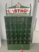 Vintage Castrol Motor Oil 25 Slot Wine Rack
