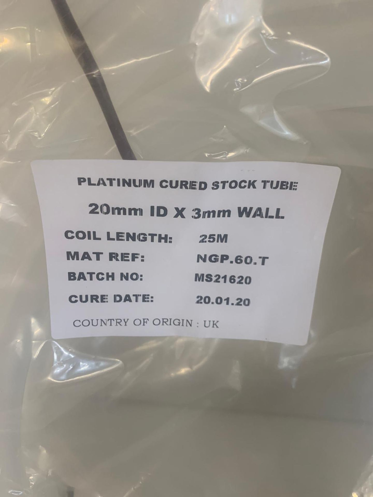 2 x Reels of Platinum Cured Stock Tube - Image 2 of 2