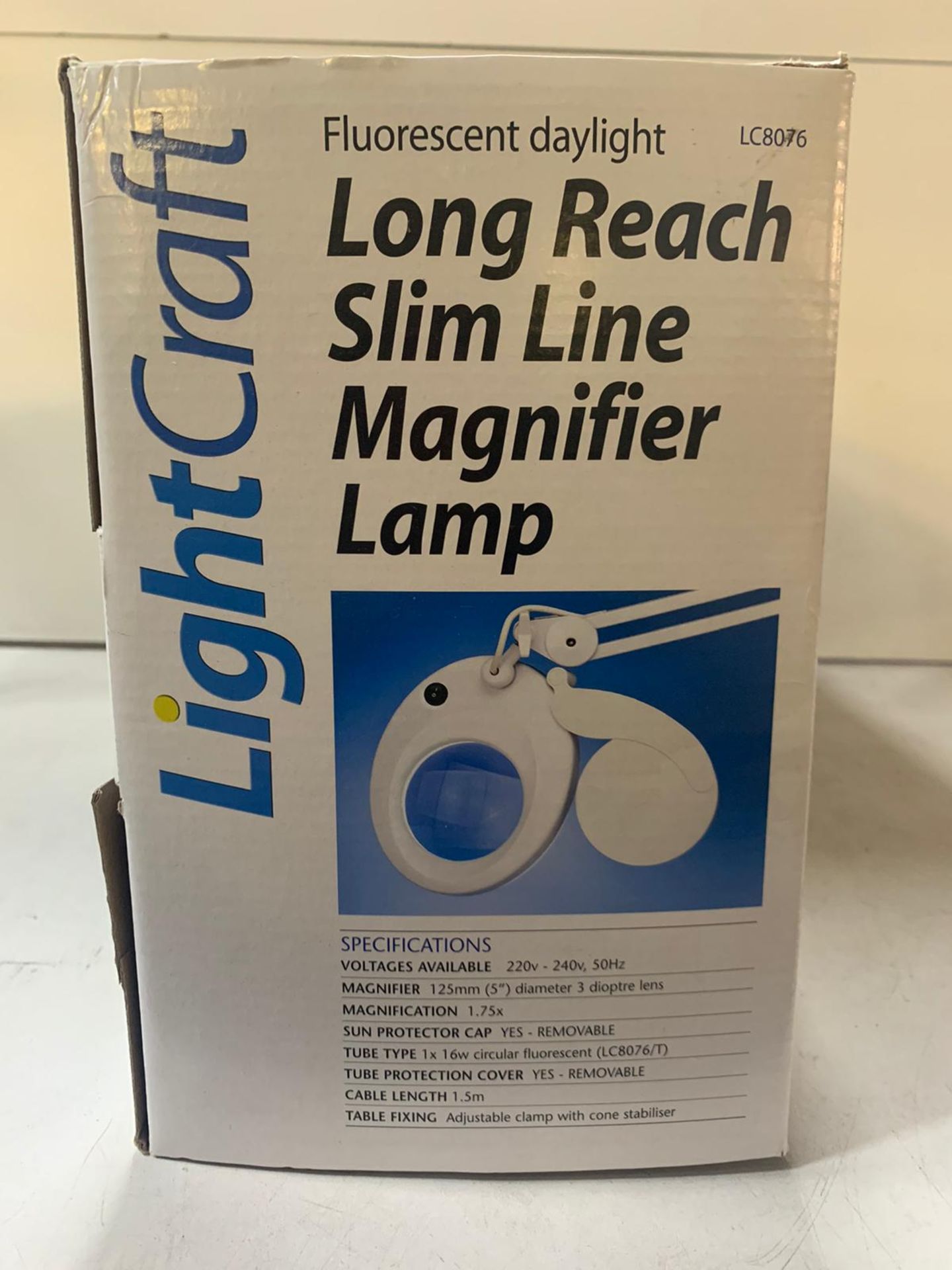 3 x Lightcraft Flourescent Daylight Long Reach Magnifier Lamps - Image 2 of 2