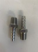 500 x Stainless Steel Tube/Adapter Connectors