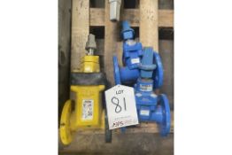 3 x Various Resilient DN50 Seated Gate Valves | As Pictured