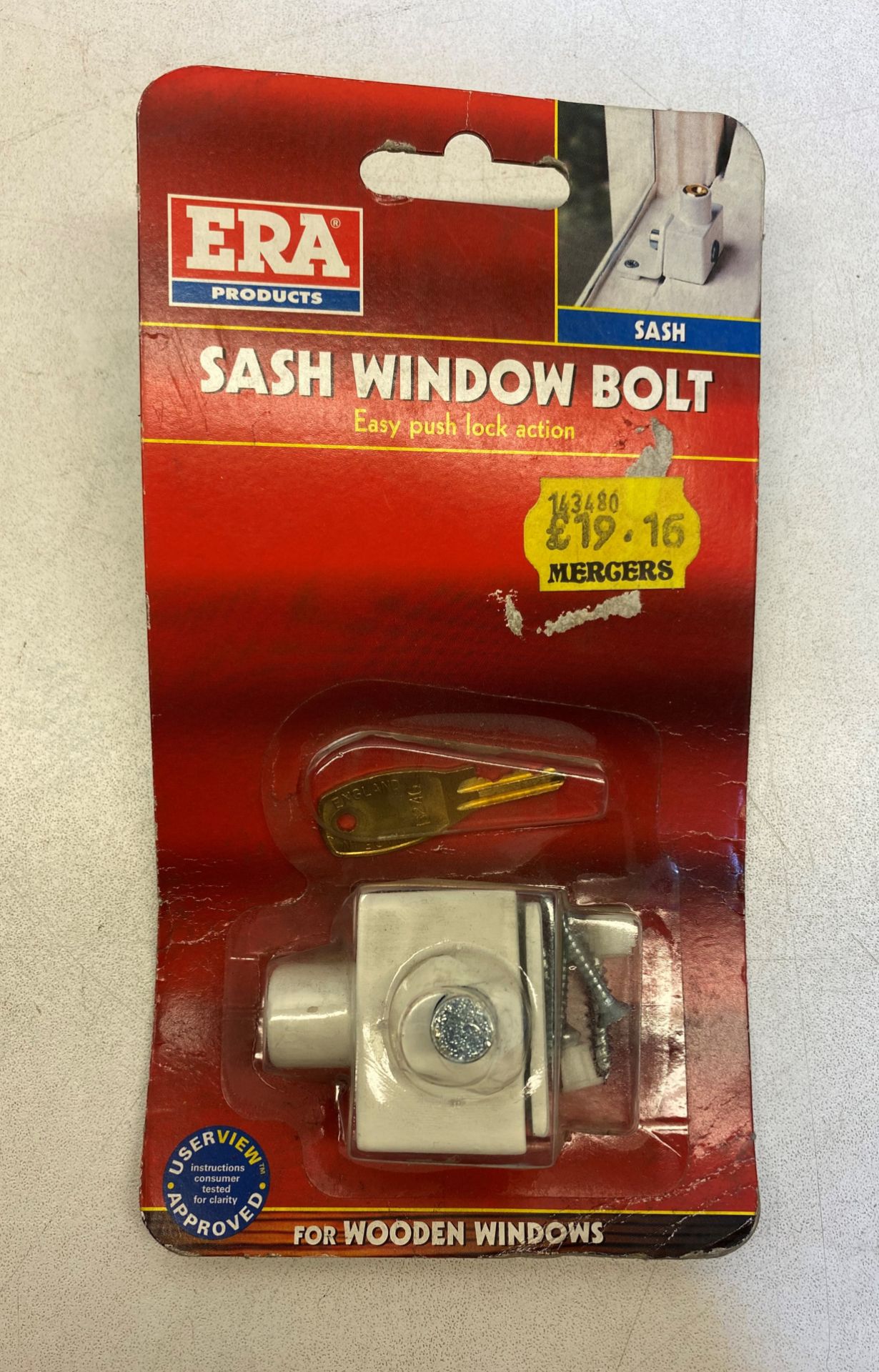 8 x ERA Sash Window Bolt | 80412 | RRP £168