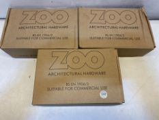 3 x Various Zoo Hardware Door Handle Sets