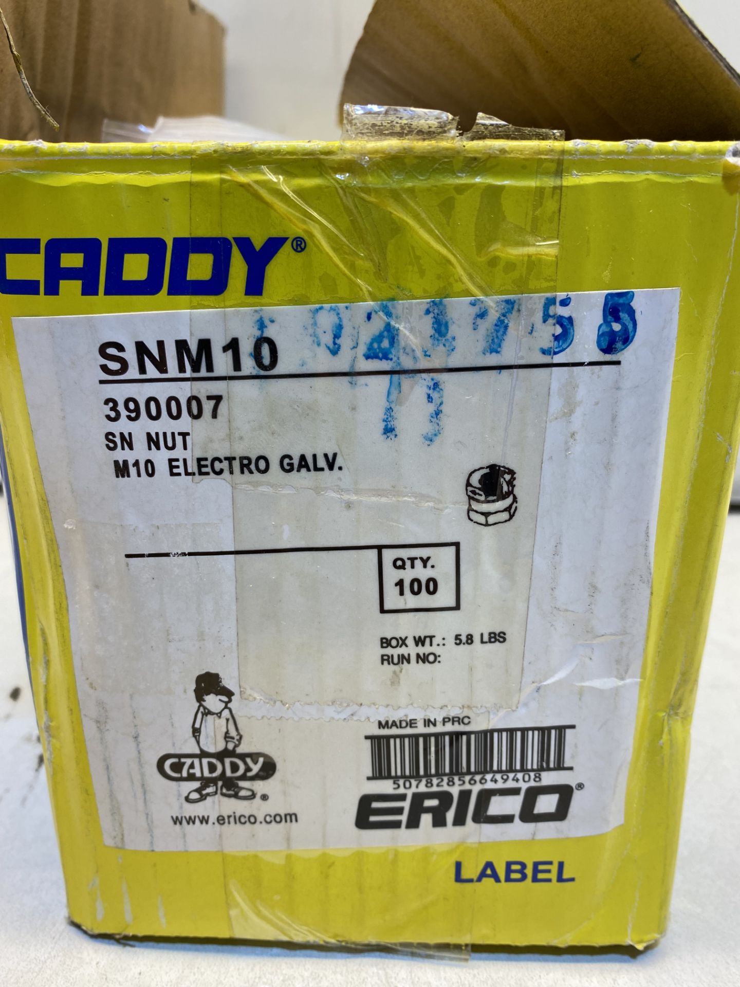 100 x Erico Caddy Electro Galvanised Nuts - Image 4 of 4