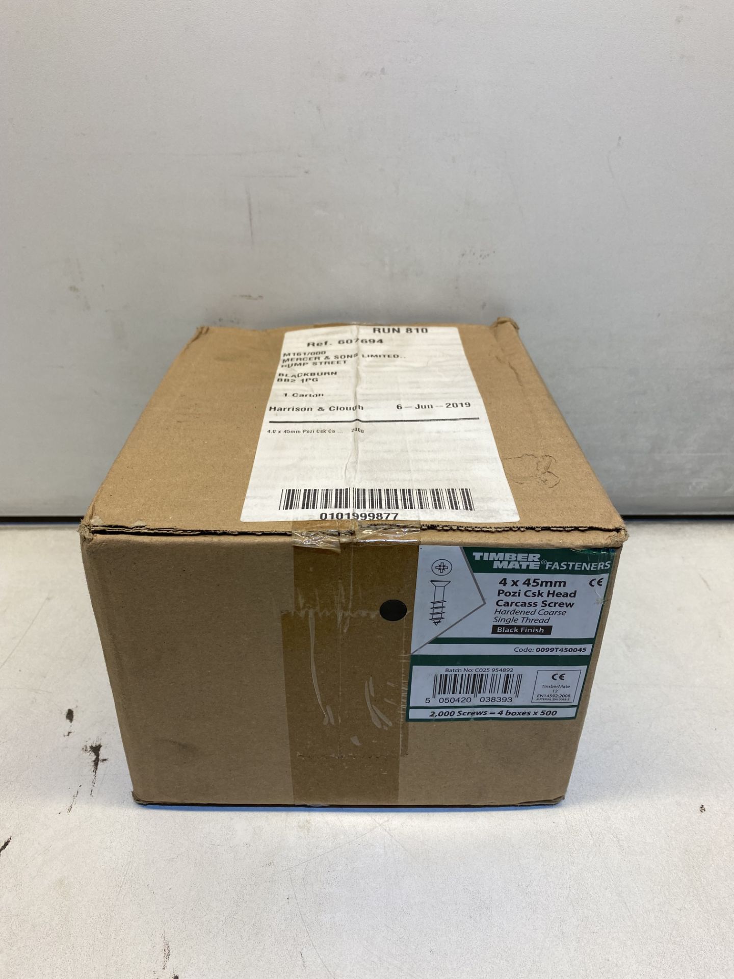 4 x Boxes Of Timber Mate 4 x 45mm Pozi Csk Head Carcass Screws ( 500 Per Box ) - Image 2 of 2