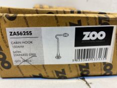 3 x Boxes Of Various Zoo Hardware Hooks