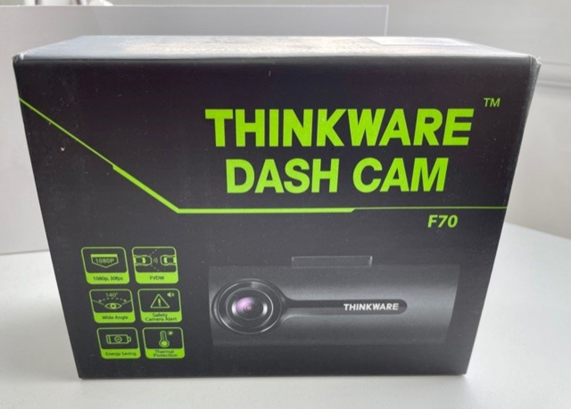 New Thinkware F70 Dash Cam w/ External GPS Receiver & Locking Box Accessories - Image 4 of 7