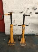 Pair of 18 Ton Trailer Stabilising Jacks