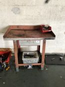 Steel Workbench with Drawer