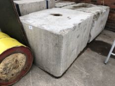 2 x 2,000kg Test Weights