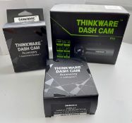 New Thinkware F70 Dash Cam w/ External GPS Receiver & Locking Box Accessories