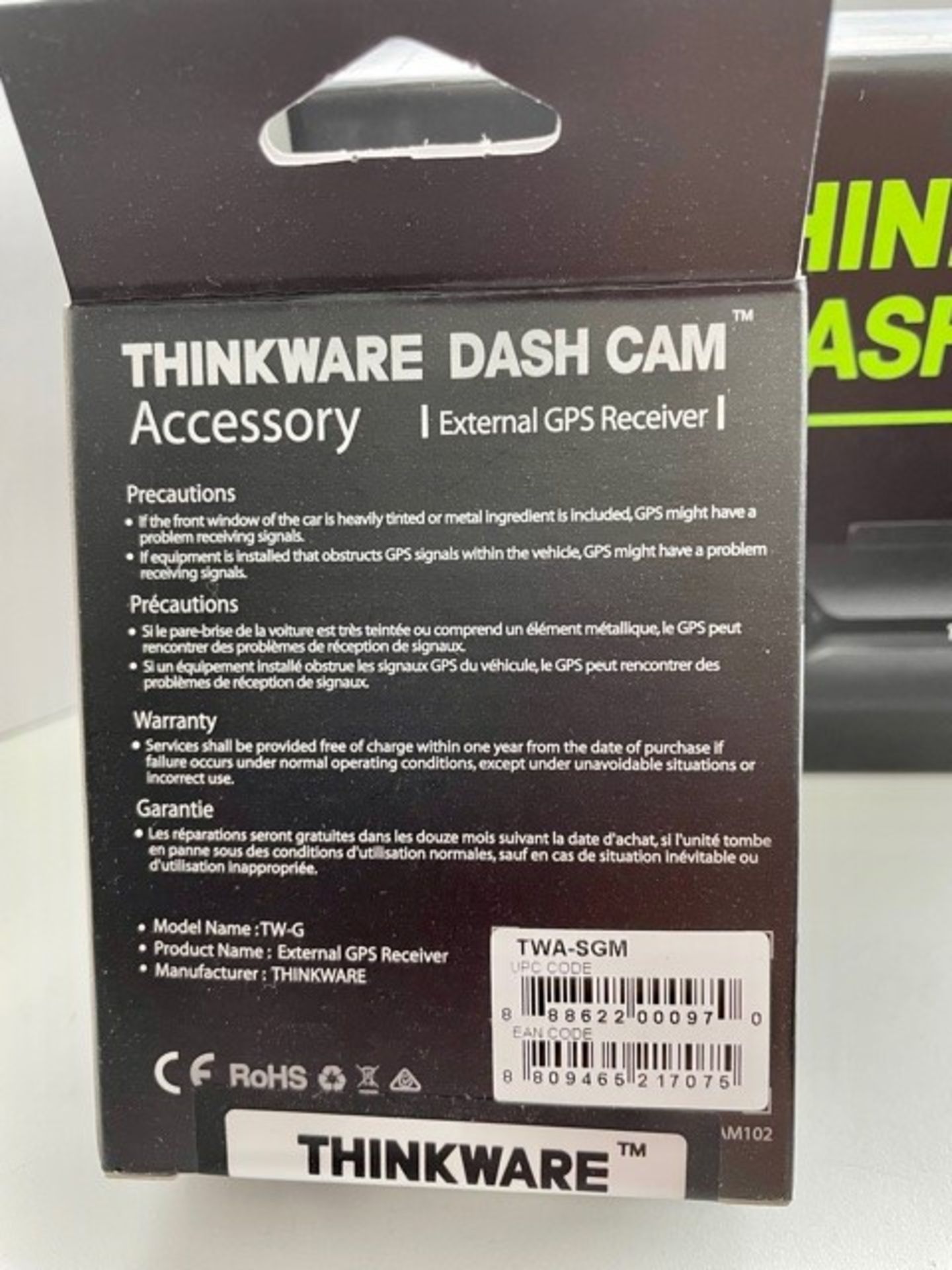 New Thinkware F70 Dash Cam w/ External GPS Receiver & Locking Box Accessories - Image 3 of 7