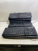 12 x Various Wired Keyboards