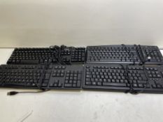 4 x Various Wired Computer Keyboards