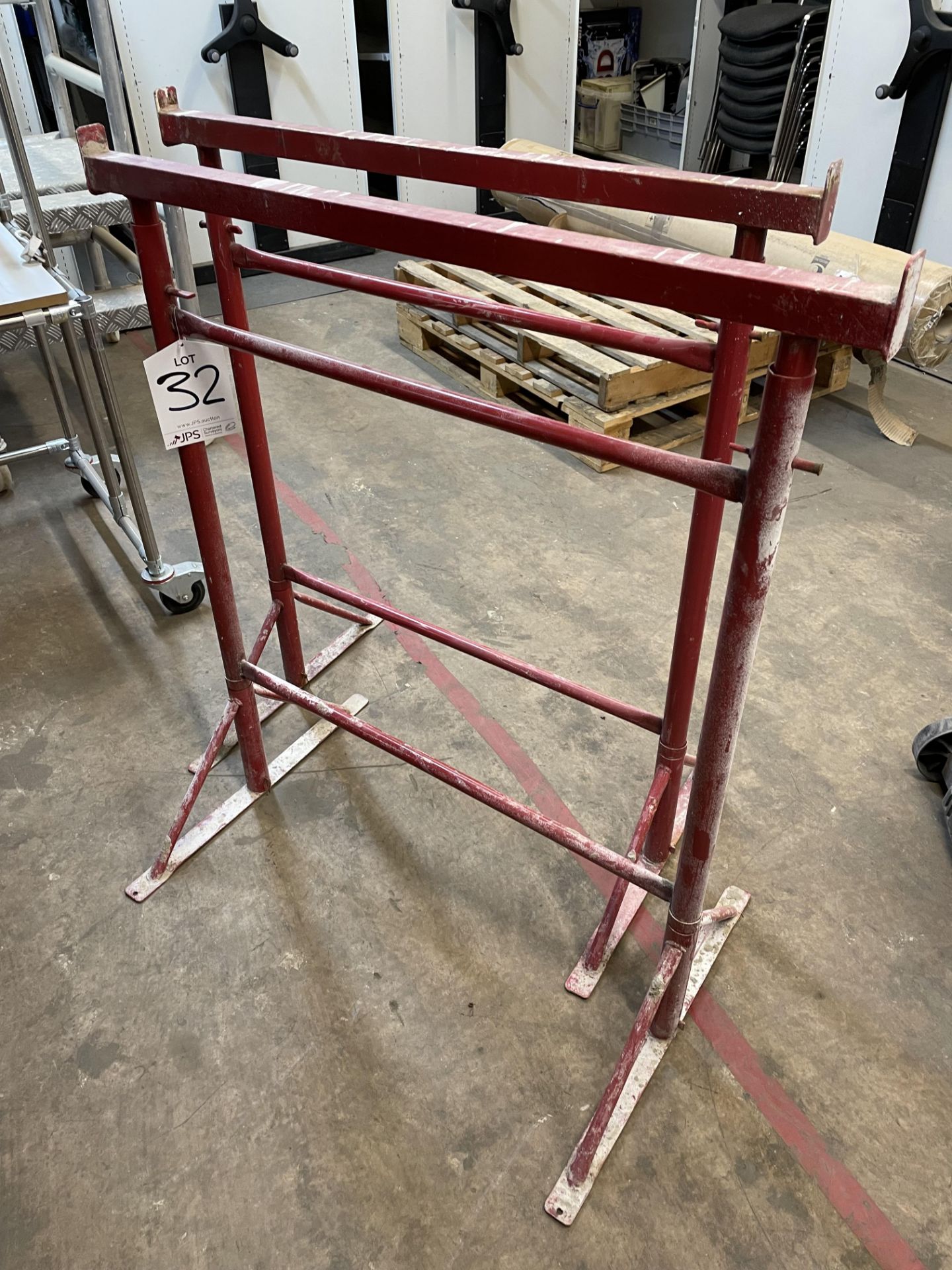 2 x Metal Trestle Stands - Approx Width: 970mm - Image 2 of 2