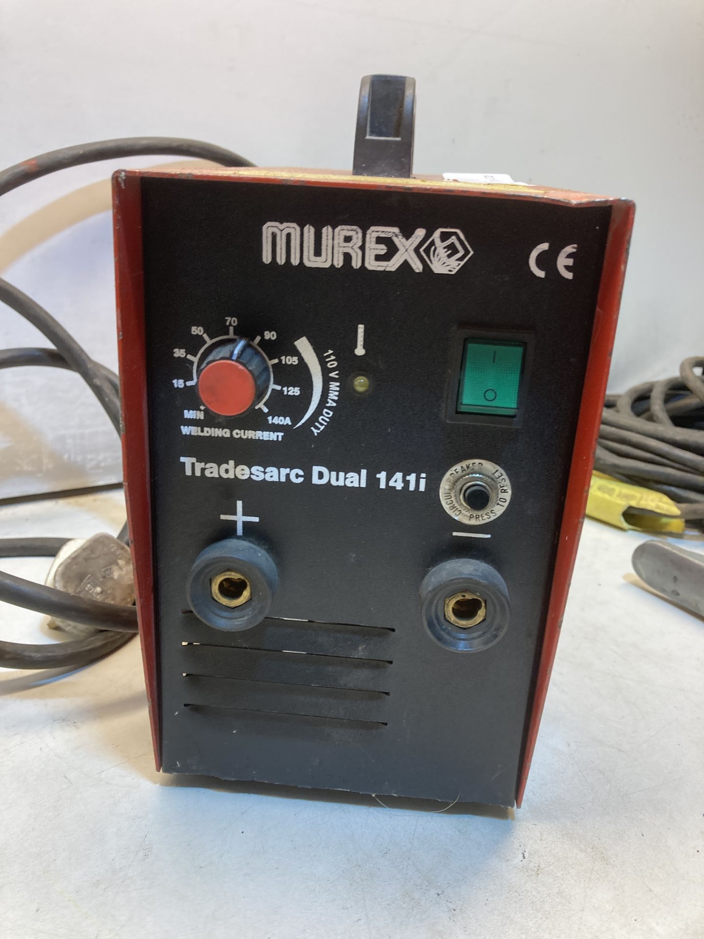 Murex Tradesarc Dual 141i Welder W/ Grounding Clamp & Electrode - Image 3 of 6