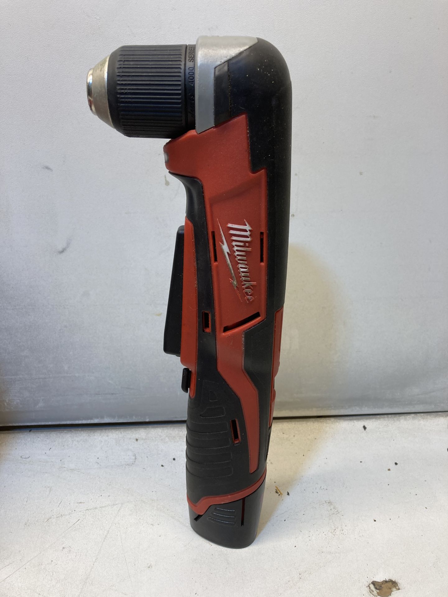 Milwaukee C12RAD 12v Angle Drill w/ Carry Case, Battery & Charger. - Image 3 of 7